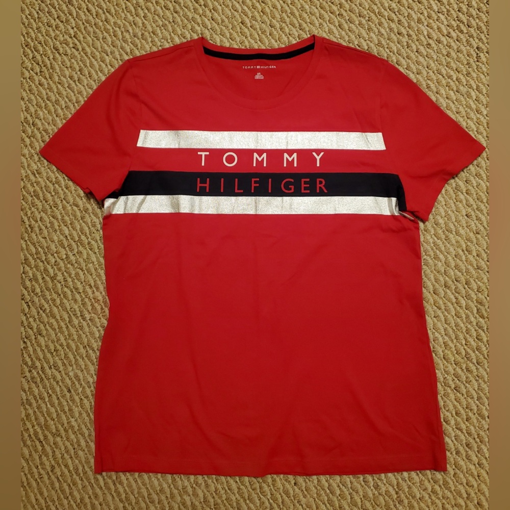 Tommy Hilfiger Women’s Red Tee Shirt